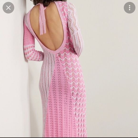 NEW Loveshackfancy tam maxi knit gown size medium - Picture 3 of 13